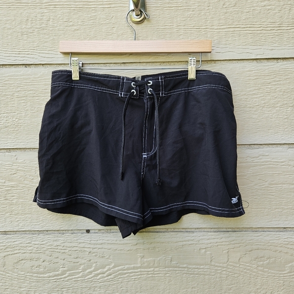 ZeroXposur black swim shorts with built in bikini bottom size 14 - Picture 1 of 7